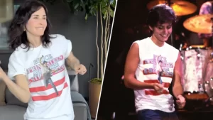 Courteney Cox recreates her Bruce Springsteen 'Dancing in the Dark' dance on TikTok